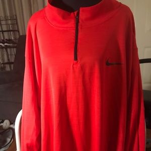 Nike 3/4 Zip Long Sleeve Size 4XL